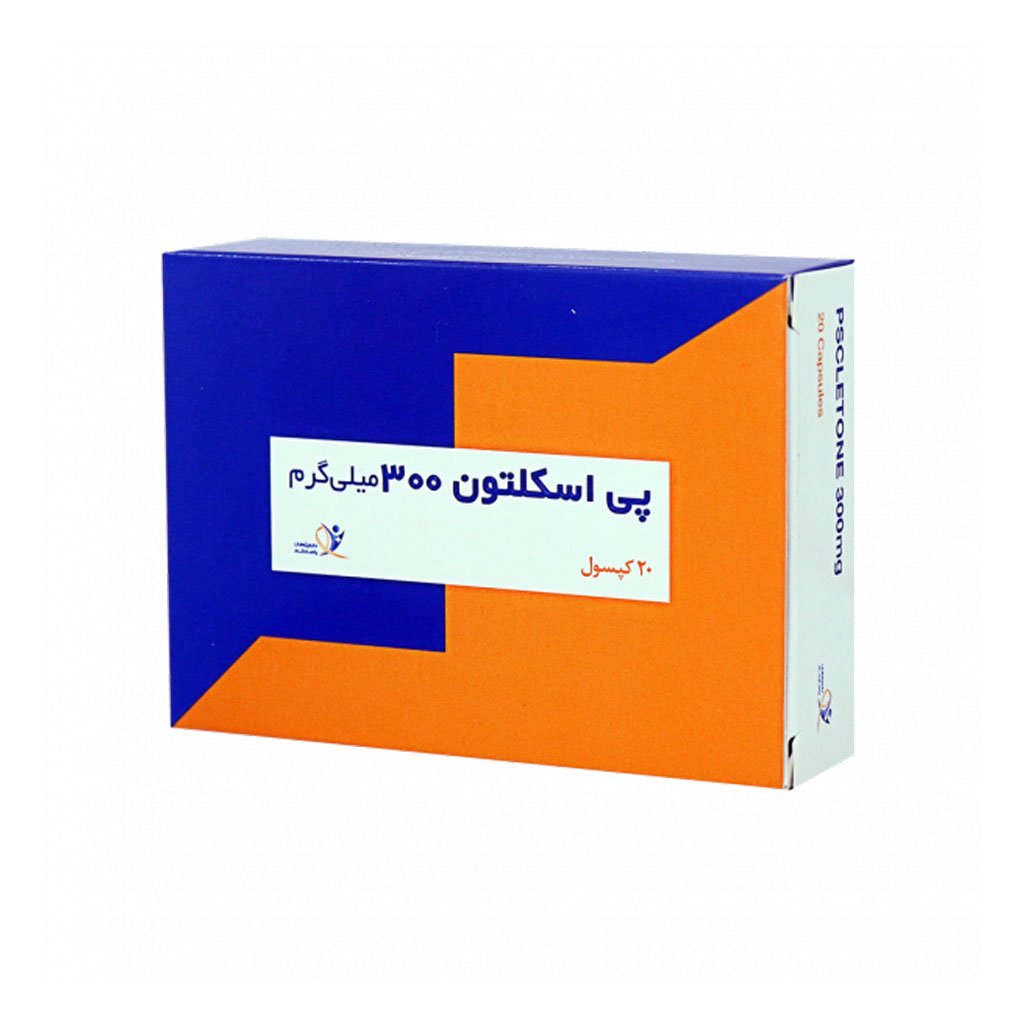 کپسول پی اسکلتون 300 میلی گرم شرکت دارو پژوهان - تصویر 2